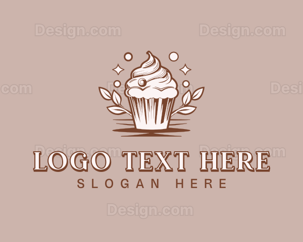 Muffin Cupcake Bakeshop Logo