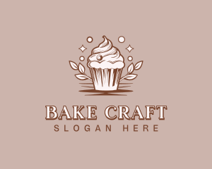 Muffin Cupcake Bakeshop logo design