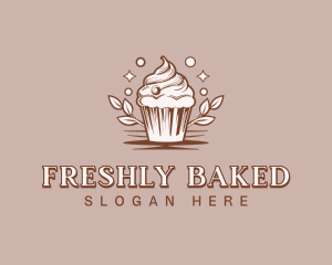 Muffin Cupcake Bakeshop logo design