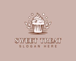 Muffin Cupcake Bakeshop logo design