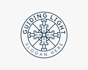 Spiritual Worship Cross logo design