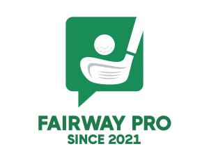 Green Golf Chat logo