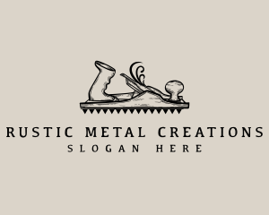 Rustic Carpentry Planer logo design