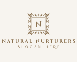 Floral Natural Beauty logo design