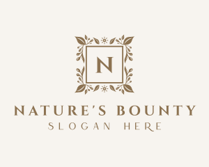 Floral Natural Beauty logo design