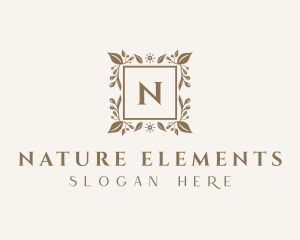 Floral Natural Beauty logo design