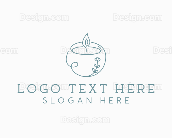 Spa Candle Decor Logo