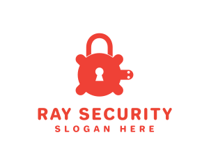 Secure Turtle Lock logo design