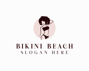 Woman Bikini Body logo design