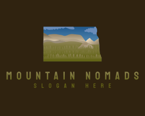 North Dakota Mountain Field logo design