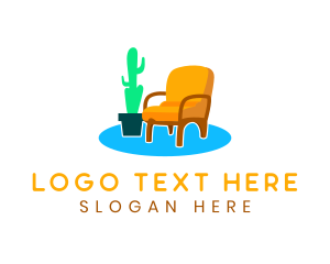 Seat - Furniture Seat Decoration logo design