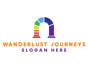 Rainbow LGBT Archway logo