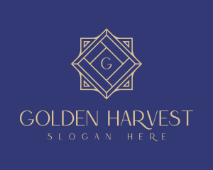 Golden Jewelry Boutique logo design