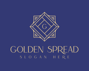 Golden Jewelry Boutique logo design