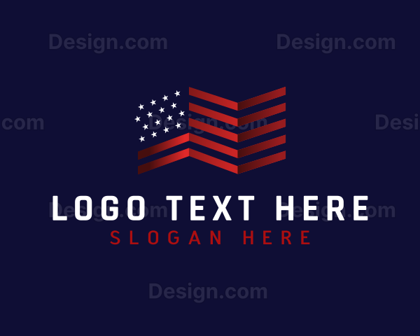 United States America Flag Logo