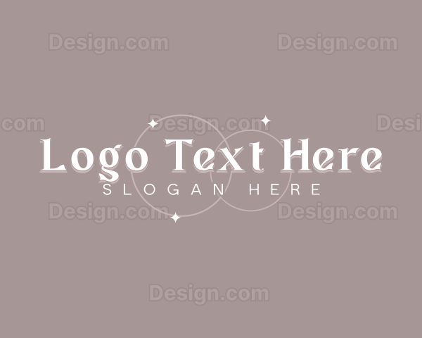 Minimalist Jewelry Boutique Logo