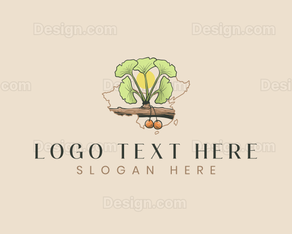 China Gingko Tree Logo