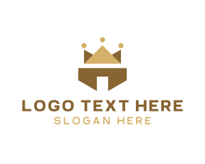 Abstract Polygon Crown logo