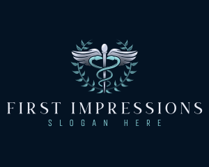 Caduceus Pharmacy Medical logo design