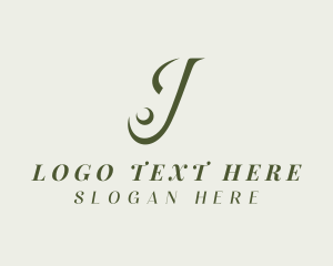 Stylish Fashion Letter J logo