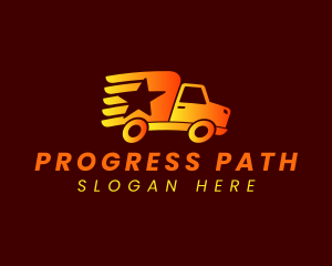 Star Truck Logistics Forwarding logo design