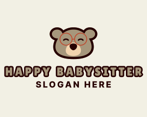 Toy Bear Glasses logo design