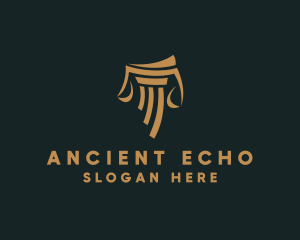 Ancient Greek Column logo design