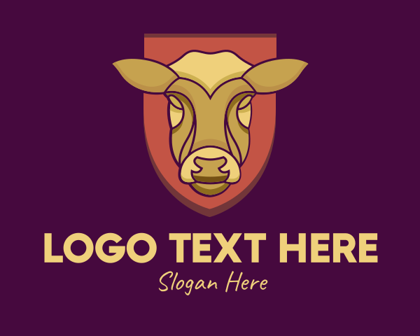 Cow Milk logo example 1