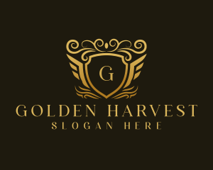 Elegant Luxury Shield logo design