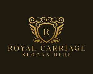 Elegant Luxury Shield logo design