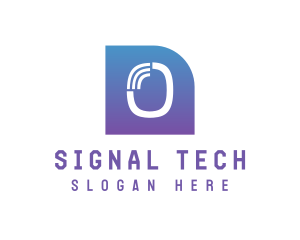 Letter O Signal logo