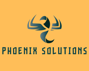 Phoenix Wings Aviary logo design