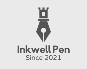 Castle Tower Pen logo design