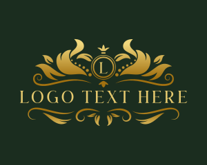 Floral Luxury Crown logo