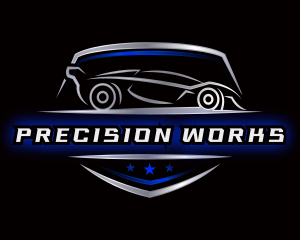 Car Race Detailing logo design