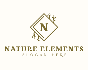 Stylish Luxury Natural Boutique logo design