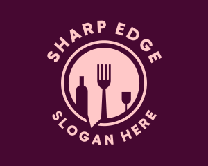 Fine Dining Wine Restaurant logo design