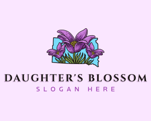 South Dakota Flower logo design