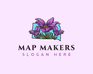 South Dakota Flower logo design