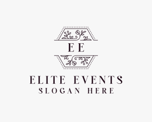 Floral Garden Event logo design