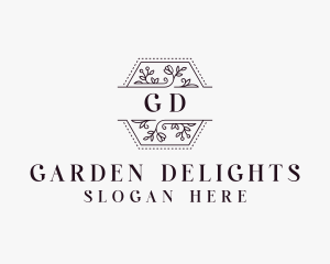 Floral Garden Event logo design