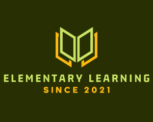 Learning Book Education logo design