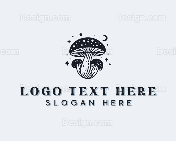 Fungus Mushroom Dispensary Logo