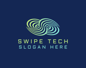 Wave App Letter S logo design