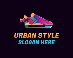 Colorful Shoe Puzzle logo