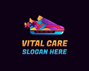 Colorful Shoe Puzzle logo