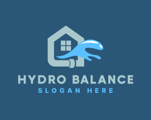 Home Water Plumbing logo design