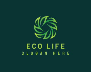 Eco Leaf Gardening logo design