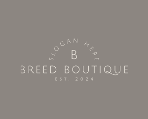 Minimalist Generic Boutique logo design