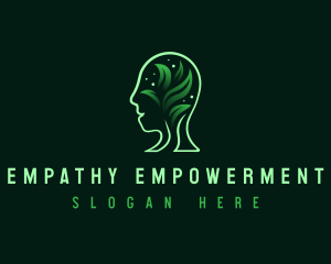  Mental Health Leaf logo design